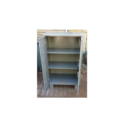 s Almirah Steel shelving cabinet with partial wardrobe