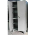 s Almirah Steel shelving cabinet with partial wardrobe