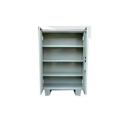 s Almirah Steel shelving cabinet with partial wardrobe