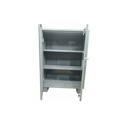 s Almirah Steel shelving cabinet with partial wardrobe