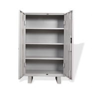 EROS Almirah Steel shelving cabinet with partial wardrobe