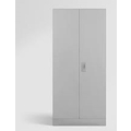 Lifecare Almirah Steel shelving cabinet with partial wardrobe