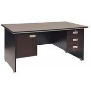 KRISHTHA Executive Table with Both side pedestal unit