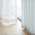 DDecor Silk Plain Door Curtains