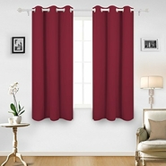 Unbranded Silk Plain Door Curtains