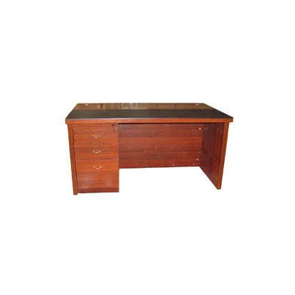 GLAM DECOR Executive Table with One side pedestal unit