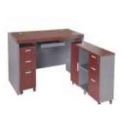 GLAM DECOR Executive Table with One side pedestal unit and E.R.U