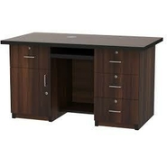 Unbranded Executive Table with Both side pedestal unit