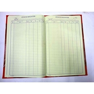 non branded STOCK REGISTER Diaries-printed-plain- register- 400 Pages