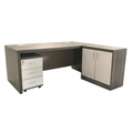 TECHNO Executive Table with One side pedestal unit and E.R.U