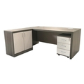 TECHNO Executive Table with One side pedestal unit and E.R.U