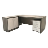 TECHNO Executive Table with One side pedestal unit and E.R.U