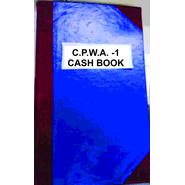 RGCS CASH BOOK REGISTER Diaries-printed-plain- register- 300 Pages