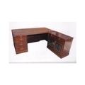 Bharat Bhushan & co. Executive Table with One side pedestal unit and E.R.U