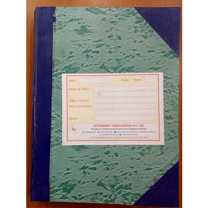 Letterprint PLAIN REGISTER Diaries-printed-plain- register- 200 Pages