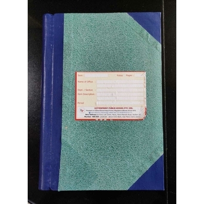 Letterprint CASH BOOK REGISTER Diaries-printed-plain- register- 200 Pages