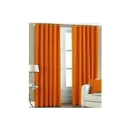 Unbranded Silk Plain Door Curtains