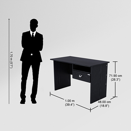 GODREJ INTERIO Executive Table with One side pedestal unit