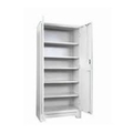 MERAKI FURNITURE PRIVATE LIMITED Almirah Steel shelving cabinet with partial wardrobe