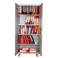 MERAKI FURNITURE PRIVATE LIMITED Almirah Steel shelving cabinet with partial wardrobe