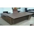 Perfect Ergonomics Executive Table with One side pedestal unit and E.R.U