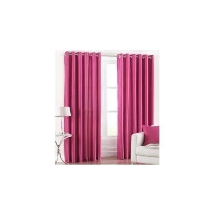 Unbranded Silk Plain Door Curtains