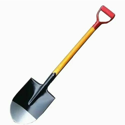 Shovel With Wooden Handle