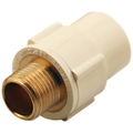 FLOWKEM 25 mm dia Male adapter brass threaded