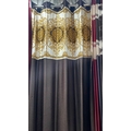 Unbranded Silk Stripes Door Curtains