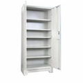 HP S Almirah Steel shelving cabinet with partial wardrobe