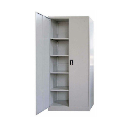 HP S Almirah Steel shelving cabinet with partial wardrobe