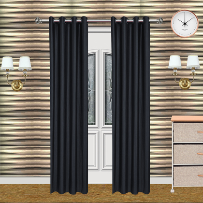 Reliable Drapes Polyster Plain Door Curtains