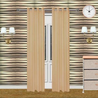 Reliable Drapes Polyster Plain Door Curtains