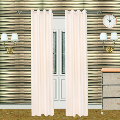 Reliable Drapes Polyster Plain Door Curtains