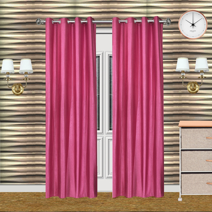 Reliable Drapes Polyster Plain Door Curtains