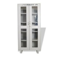 FURNILO Almirah Steel with Glass door