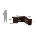 DURIAN Executive Table with One side pedestal unit and E.R.U