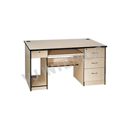 V J Interior  Executive Table with One side pedestal unit