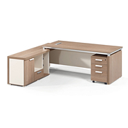 V J Interior  Executive Table with One side pedestal unit and E.R.U