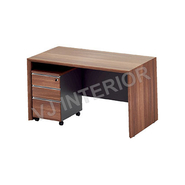 V J Interior  Executive Table with One side pedestal unit