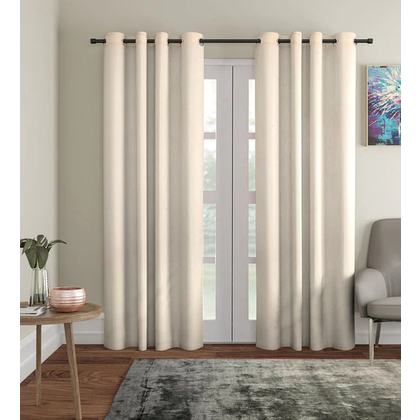 Unbranded Cotton Plain Door Curtains