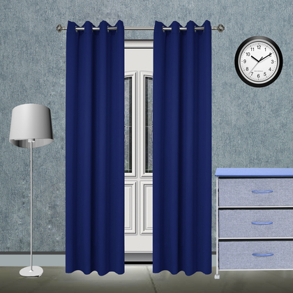 Reliable Drapes Polyster Plain Door Curtains