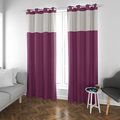 Reliable Drapes Polyster Plain Door Curtains