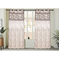 Reliable Drapes Polyster Geomatric Door Curtains