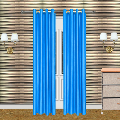 Reliable Drapes Polyster Plain Door Curtains