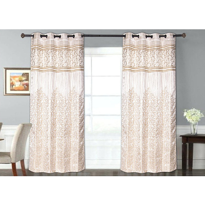 Reliable Drapes Polyster Geomatric Door Curtains