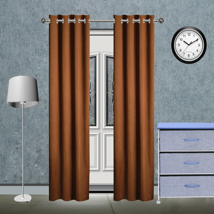 Reliable Drapes Polyster Plain Door Curtains