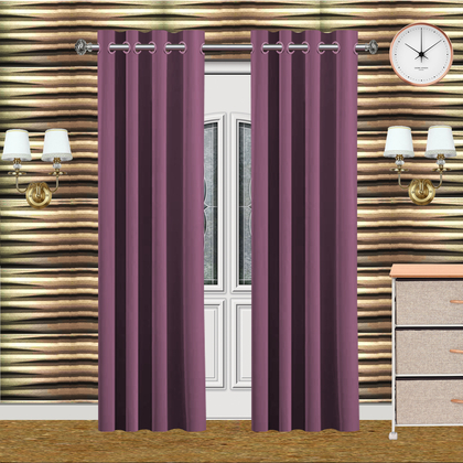 Reliable Drapes Polyster Plain Door Curtains