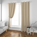 Reliable Drapes Cotton Plain Door Curtains