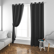 Reliable Drapes Polyster Plain Door Curtains